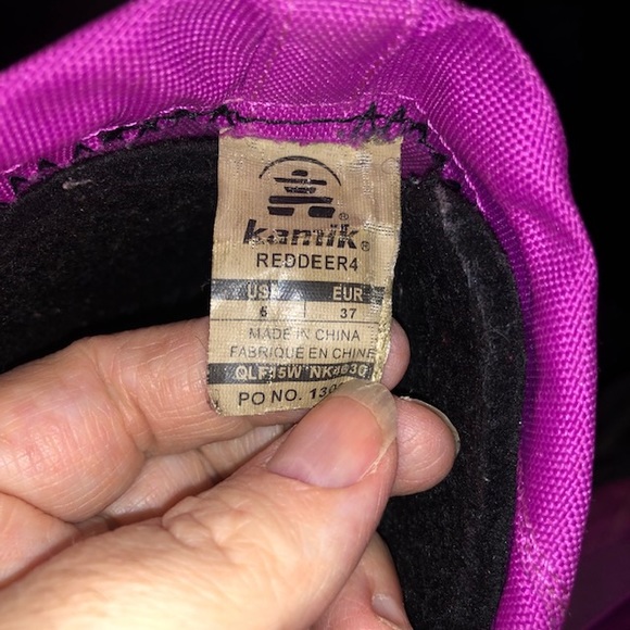 Kamik winter and snow boots size 5 youths - Picture 7 of 7